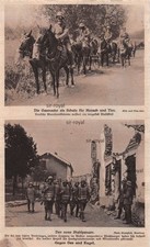 Deutsche Soldaten mit Gasmaske