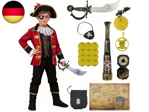 Tellges set piratenkostum - 4-tellges,