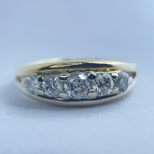 Vintage 18ct gelbgold - vintage, diamant