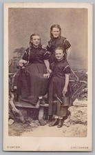 CDV Viktorianische Mädchen