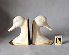 vintage Buchstützen Ente