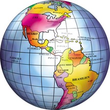 Togu Kunststoffball Globus