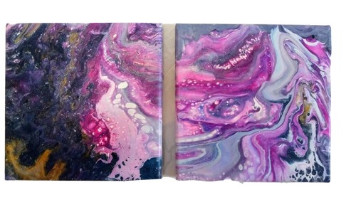 Original acryl bilder - original, 2