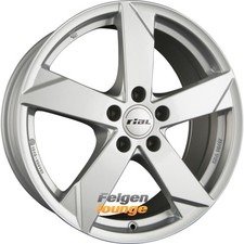 4 Alufelgen RIAL KODIAK Polar-Silber 5,5x15 ET40 5x100 15 Zoll