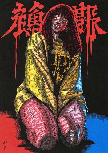 Manga comic art - comic, girl