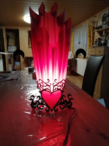 Georgia jacobs tischlampe - tischlampe, rot