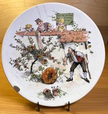 2 Teller aus der Fayence Manufaktur - Sarreguemines ( ca. 1890 )