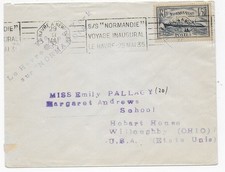 Schiffspost S/S Normandie, Le