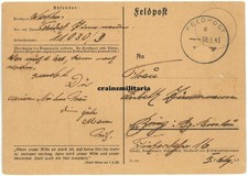 Orig postkarte feldpost - orig.,