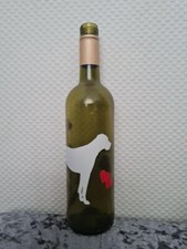 Deutsche Dogge Weinflasche