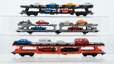 Lima H0 Konvolut Autotransportwagen mit Fahrzeugen ÖBB/DB/FS
