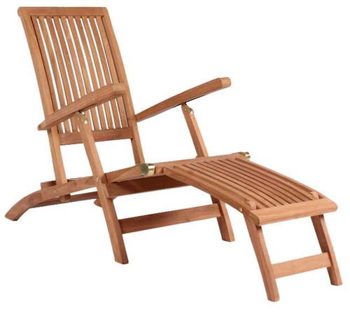 Deckchair yacht teakholz - deckchair,