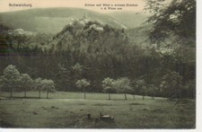 Schwarzburg Blick auf Schloss