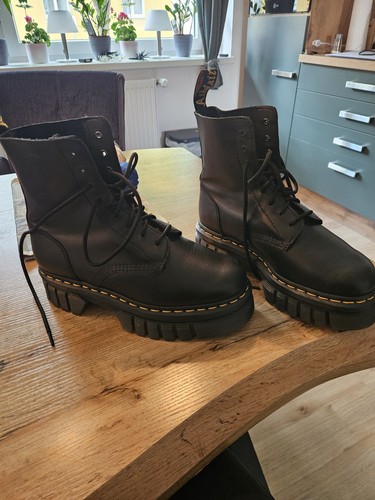 Martens leder stiefelette - leder,