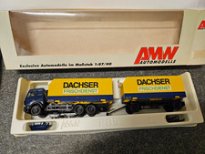 AMW  1:87 Dachser Mercedes Kühlkoffer Wechselbrücke Hängerzug  Frischdienst   