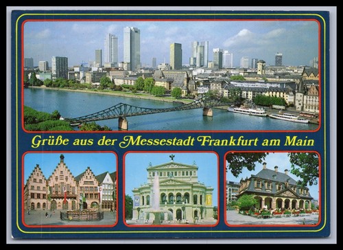 Ansichtskarte frankfurt - ansichtskarte,