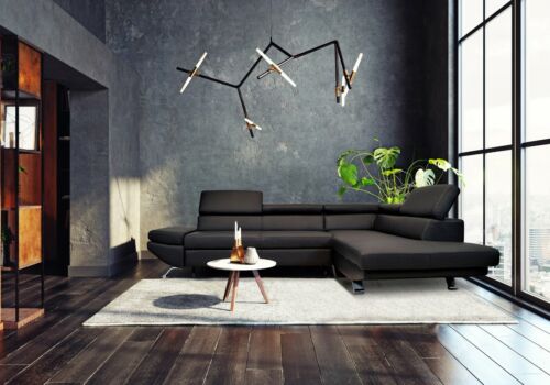 Echtleder ecksofa 278x210 - ,