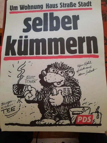 Wahlplakat 1990 pds - pds, a4