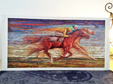 ORIGINAL SELTENER Tretchikoff Neck And Neck 1969 - Vintage Kitsch Kunstdruck