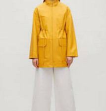 COS Leather Hooded Hooded