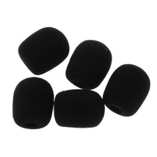 5PCS Black Microphone Headset
