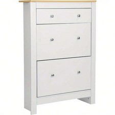 Schuhregal Schuhe Aufbewahrung Schrank Holz Stand Schrank Einheit 3 Schubladen Organizer