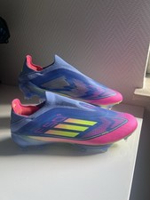 ADIDAS F50 + LACELESS FG CELESTIAL VICTORY - BLAU/GELB/PINK