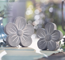 Deko Blüte " Stone" 2er Set 