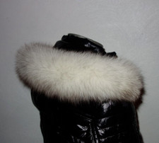 Polarfuchs Pelz Kapuze Kragen