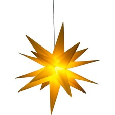 FHS LED Stern Kunststoff gelb