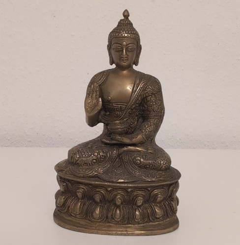Bronze buddha statue - buddha, figur