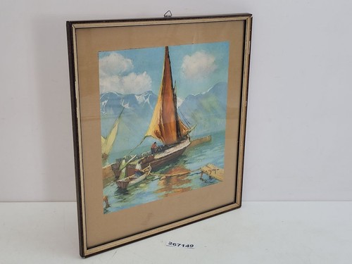 Bild kunstdruck segelboot - kunstdruck,