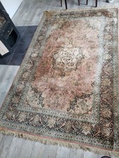 Handgeknüpfte Orient Persische Teppich Seide 300x180cm top Qualität Silk seta