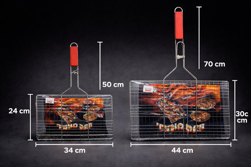 Doppel grillkorb bbq edelstahl - bbq,