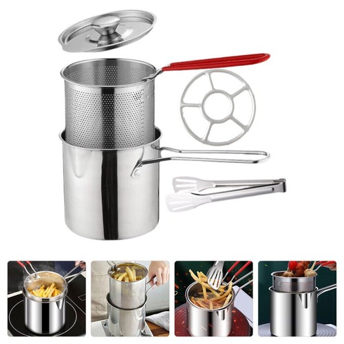 Friteuse set edelstahl - friteuse, 12