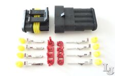 Wasserdichter Stecker 4-Polig Steckverbindung Verbinder Boot Auto LKW KFZ Hobby