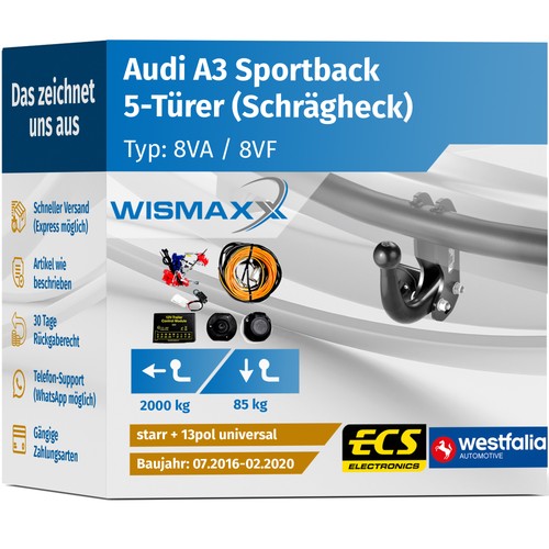 Anhängerkupplung für audi - anhÄngerkupplung,