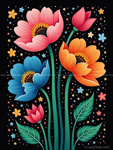 Foto blumen farben - farben, design
