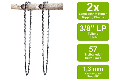 Längsschnitt sägeketten - 2,