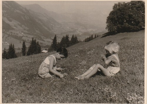 Vintage foto kinder auf - kinder,