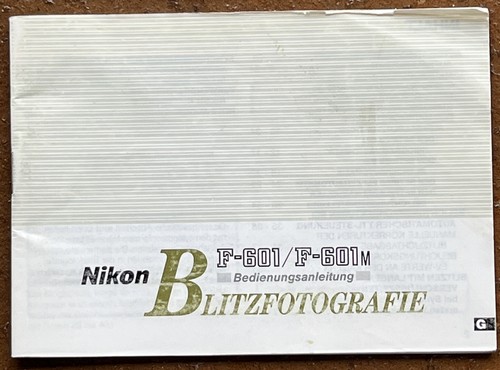 Nikon blitzfotografie 601 - nikon, /