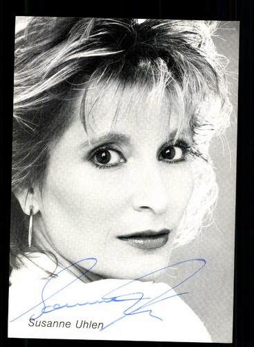 Susanne uhlen autogrammkarte - uhlen,
