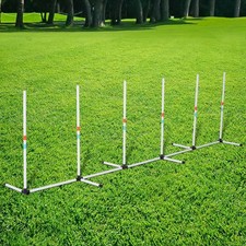 Dog Weave Pole Set Agility