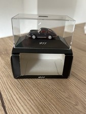 herpa-Modellauto in Minivitrine, M 1:87, Porsche 911 S anthrazit Werbemodell