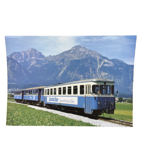 Postkarte eisenbahn zug - ak,