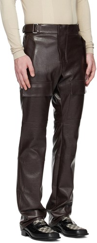 Herren schwarze lederhose 100 - lederhose,
