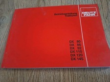  Deutz Fahr Dx 80 86 92 110 120 145 Betriebsanleitung