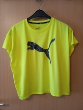 PUMA Sport Trikot T-Shirt neongelb Drycell Größe M