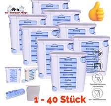 1-40x Tablettenbox Tage Woche