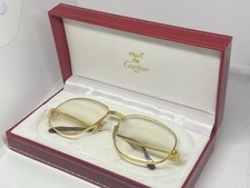 Vintage Cartier Herren Brille Sonnenbrille 24k vergoldet 80er